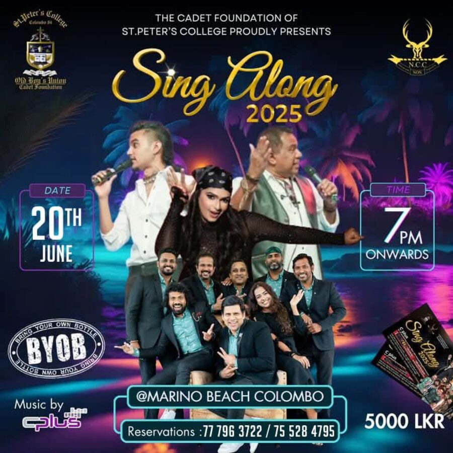 Sing Along 2025 event poster